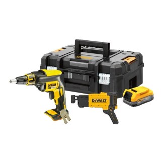 Wkrętarka do płyt G-K 18V 1,7Ah POWERSTACK DeWalt [DCF620E1K-XJ]