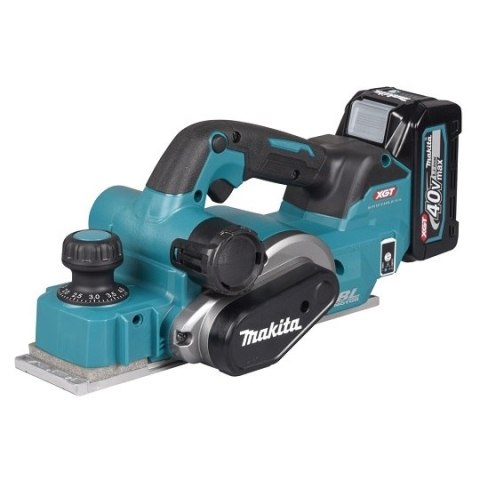 Akumulatorowy strug do drewna 82mm, 40V max XGT Makita [KP001GM202] 2x4,0Ah, Li-Ion, AWS Bluetooth