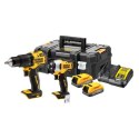 Akumulatorowy zestaw Combo DCD709 + DCF809, 18V XR, Li-Ion POWERSTACK 2x1.7Ah, DeWALT [DCK2062E2T-QW]