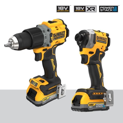 Akumulatorowy zestaw Combo DCF850 + DCD805 18V Li-Ion XR 2x1,7Ah POWERSTACK DeWalt [DCK2050E2T-QW]