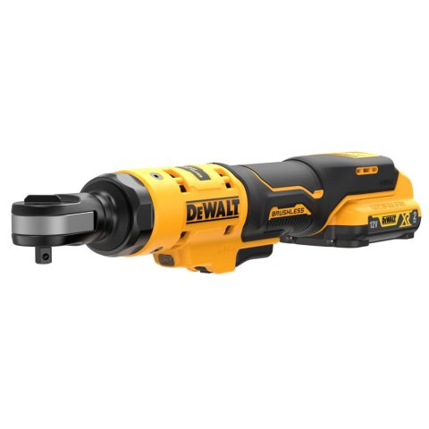 Klucz zapadkowy, grzechotka akumulatorowa 81Nm 3/8" 12V Li-Ion 1x3,0Ah DeWalt [DCF503L1G-QW]