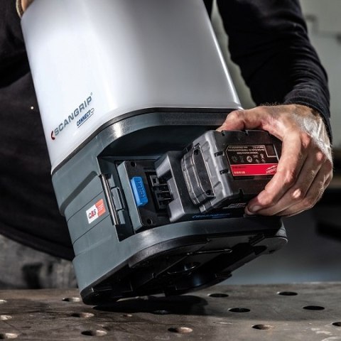 Lampa robocza 360°z powerbankiem, 10000 lumenów, 18V Li-Ion, AREA 10 CONNECT SCANGRIP [03.6103C] Bluetooth