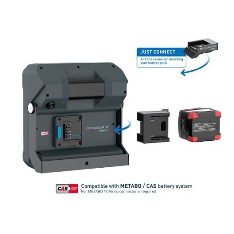 Lampa robocza 4000 lumenów, 18V Li-Ion, VEGA 4 CONNECT SCANGRIP [03.6104C]