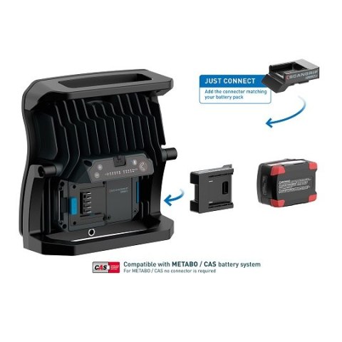 Lampa robocza COB LED 10000 lumenów, 18V Li-Ion, NOVA 10 CONNECT SCANGRIP [03.6102C] Bluetooth