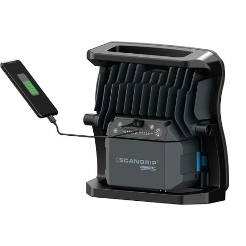 Lampa robocza COB LED 10000 lumenów, 18V Li-Ion, NOVA 10 CONNECT SCANGRIP [03.6102C] Bluetooth