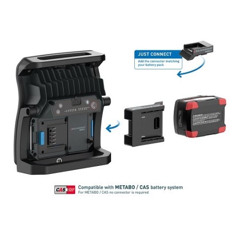 Lampa robocza COB LED 4000 lumenów, 18V Li-Ion, NOVA 4 CONNECT SCANGRIP [03.6101C] Bluetooth