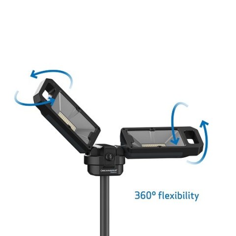 Lampa robocza podwójna 360°, ze zintegrowanym statywem, LED 5000 lumenów, 18V Li-Ion, TOWER 5 CONNECT SCANGRIP [03.6105C]