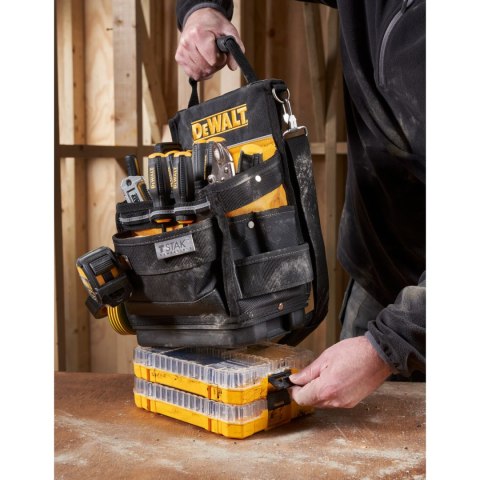 Miękki organizer narzędziowy z wytrzymałą wodoodporną podstawą kompatybilną z kasetami Tough Case Dewalt [DWST83541-1] TStak