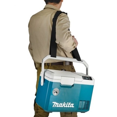 Sieciowy/akumulatorowy chłodziarko-ogrzewacz 7L, 18V/40V max Makita [CW003GZ01] lodówka, LXT/XGT/AC