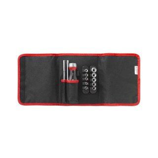 Wkrętak do końcówek 1/4" PROTWIST 3w1 + 12 akcesorii FACOM [ATCL.3.12PB]