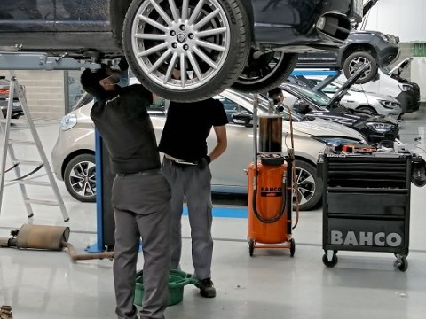 Wózek narzędziowy 5-szufladowy czarny Bahco [1472K5BLACK]