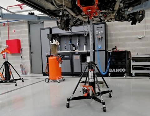 Wózek narzędziowy 5-szufladowy czarny Bahco [1472K5BLACK]