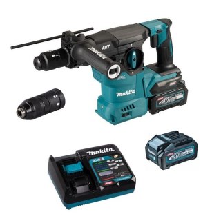 Akumulatorowa młotowiertarka z podkuwaniem SDS+, 40V max XGT, Makita [HR009GM203] 2x4,0Ah, Li-Ion, AWS, Bluetooth
