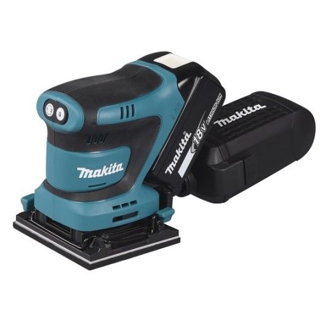 Akumulatorowa szlifierka oscylacyjna 112x102mm, 18V Makita [DBO480RTJ] 2x5,0Ah, Li-Ion, LXT