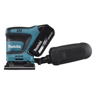 Akumulatorowa szlifierka oscylacyjna 112x102mm, 18V Makita [DBO480RTJ] 2x5,0Ah, Li-Ion, LXT