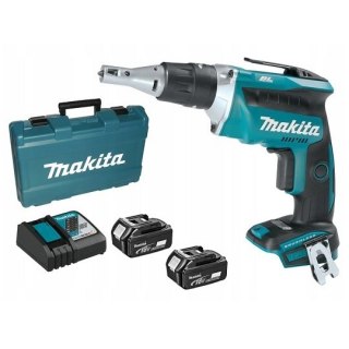 Akumulatorowa wkrętarka do płyt G-K, 18V Makita [DFS452RFE] 2x3,0Ah, Li-Ion
