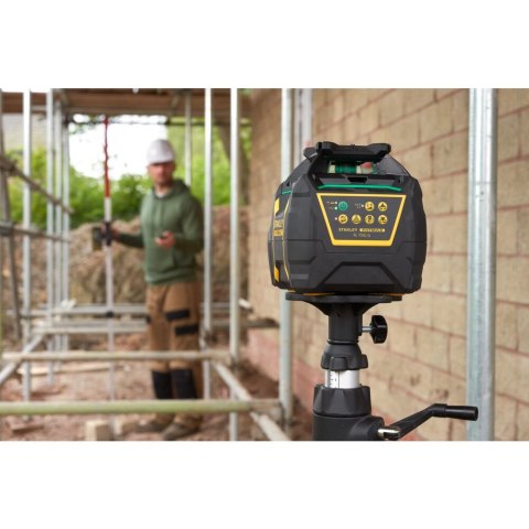 Akumulatorowy laser obrotowy 60/600m z wiązką zieloną, Stanley Fatmax X750L-G [FMHT77448-1]