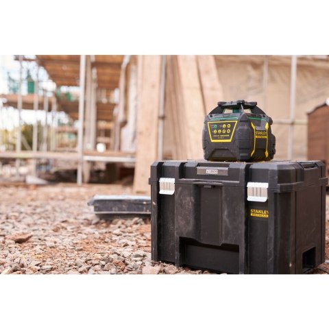 Akumulatorowy laser obrotowy 60/600m z wiązką zieloną, Stanley Fatmax X750L-G [FMHT77448-1]