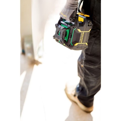 Akumulatorowy laser obrotowy 60/600m z wiązką zieloną, Stanley Fatmax X750L-G [FMHT77448-1]