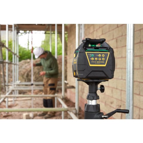 Akumulatorowy laser obrotowy 60/600m z wiązką zieloną, Stanley Fatmax X750L-G [FMHT77448-1]