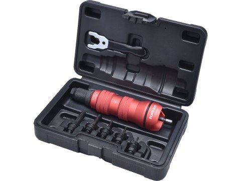 Przystawka do wkrętarki nitownica do nitonakrętek, M3-M8 FORTUM [ARG 4770654] walizka