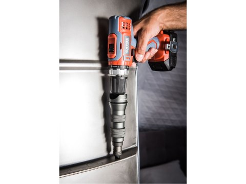 Przystawka do wkrętarki nitownica do nitów zrywalnych, 2,4mm-4,8 mm FORTUM [ARG 4770651] walizka