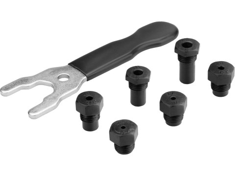 Przystawka z rękojeścią do wkrętarki - nitownica do nitów zrywalnych, 2,4mm-6,4mm FORTUM [ARG 4770663] walizka]