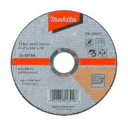 Tarcza do cięcia metalu INOX 115/22,23/1,2mm, Makita [D-18764]