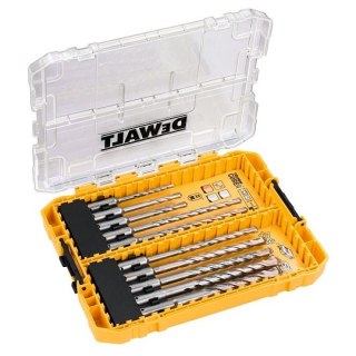 Zestaw 10 szt. wierteł widiowych do betonu SDS+, EXTREME DeWALT [DT70753-QZ] Tough Case+
