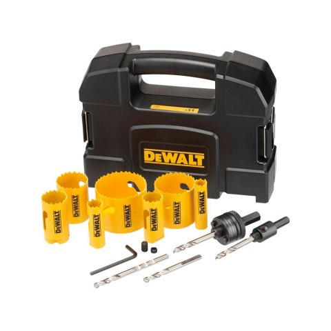 Zestaw 11szt. bimetalicznych pił otworowych EXTREME DeWalt [DT90352-QZ] do drewna i metalu