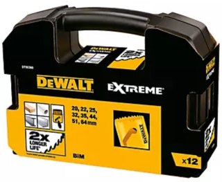 Zestaw 12szt. bimetalicznych pił otworowych EXTREME DeWalt [DT90360-QZ] do drewna i metalu