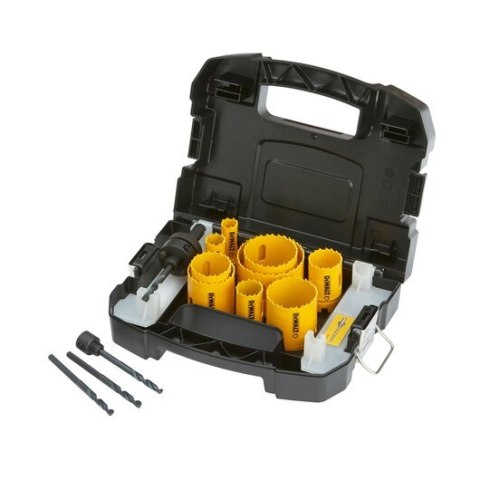 Zestaw 13szt. bimetalicznych pił otworowych EXTREME DeWalt [DT90350-QZ] do drewna i metalu