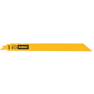 Zestaw 5 szt. brzeszczotów bagnetowych BiM do piły szablastej, 18 zębów/cal, długość 304mm, Dewalt [DT90391-QZ]