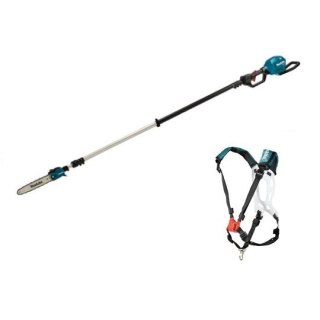 Akumulatorowa piła łańcuchowa na wysięgniku, 30 cm, 40V max XGT, Makita [UA004GZ] Li-Ion, uprząż + Gratis rękawice
