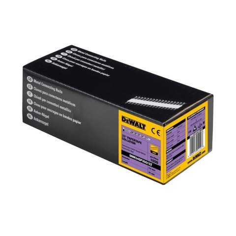 Gwoździe do DCN693 DPN250 3,4 mm/35 mm, DeWalt [DNM34SP35G12Z]