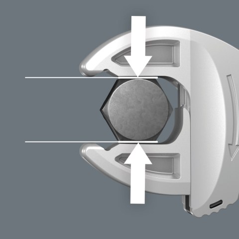 Klucz samonastawny w izolacji VDE Joker XS 7-10mm, 1/4"-3/8", serii 6004 Joker VDE XS WERA [05020150001]