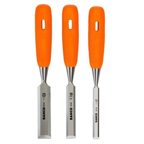 Komplet dłut do drewna 3szt. Bahco [414-S3-EUR]