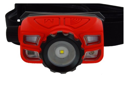 Latarka czołowa z mocnym światłem białym 400 lumenów i regulacją kąta świecenia Viking [49HL400PF]