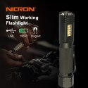 Latarka z mocnym światłem białym 1000 lm i z mocnym magnesem, NICRON [49NWL81]