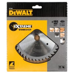 Tarcza pilarska serii EXTREME 165x20x1,9mm, 40 zębów, DeWalt [DT1091-QZ]