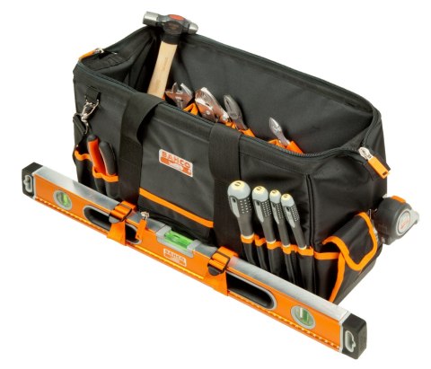 Torba narzędziowa zamykana na zamek z paskiem na ramię 19", Bahco [4750FB2-19A]