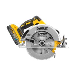 Akumulatorowa bezszczotkowa pilarka tarczowa 184mm, 18V Li-lon 2x5,0Ah, POWERSTACK XR DeWALT [DCS570H2T-QW]