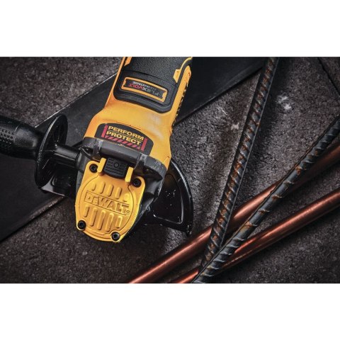 Akumulatorowa bezszczotkowa szlifierka kątowa 125mm, 18V Li-Ion 2x5,0Ah XR POWERSTACK DeWALT [DCG409H2T-QW] FLEXVOLT ADVANTAGE