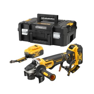 Akumulatorowa bezszczotkowa szlifierka kątowa 125mm, 18V Li-Ion 2 x 5,0Ah TStak DeWALT [DCG406P2LRT-XJ] LANYARD READY