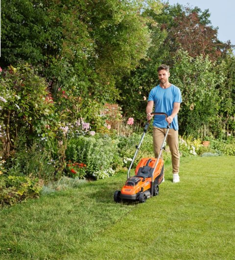 Akumulatorowa kosiarka do trawy 33cm, 2x18V Li-Ion, 2x2,5Ah POWERCONNECT Black+Decker [BCMW3318L2-QW]