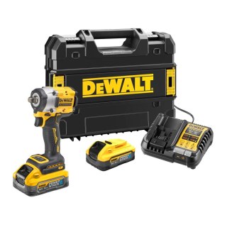 Akumulatorowy klucz udarowy 1/2" 406Nm, Li-Ion 18V/2x5,0Ah POWERSTACK, TStak, Dewalt [DCF921H2T-QW]
