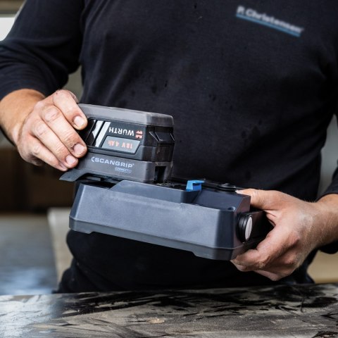 Akumulatorowy reflektor o mocy 2000 lumenów Li-lon 18V,20V VEGA 2 CONNECT Scangrip [03.6106C]