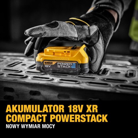 Akumulatorowy zestaw Combo DCF850 + DCD800 18V Li-Ion POWERSTACK 2x5,0Ah, XR, TSTAK II DeWalt [DCK2051H2T-QW]
