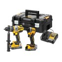Akumulatorowy zestaw Combo DCF850 + DCD999 18V Li-Ion POWERSTACK 2x5.0Ah, XR, TSTAK II DeWalt [DCK2052H2T-QW]
