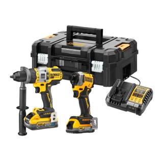 Akumulatorowy zestaw Combo DCF850 + DCD999 18V Li-Ion POWERSTACK 5.0Ah i 1,7Ah, XR, TSTAK II DeWalt [DCK2052H1E1T-QW]